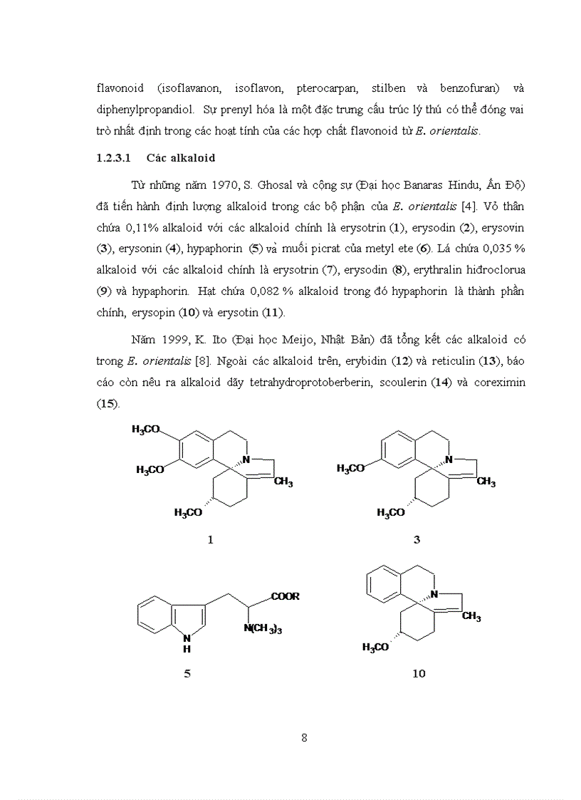 image for page Nghiên cứu thành phần hóa học và hoạt tính sinh học của cây Vông nem Erythrina orientalis L Murr Fabaceae