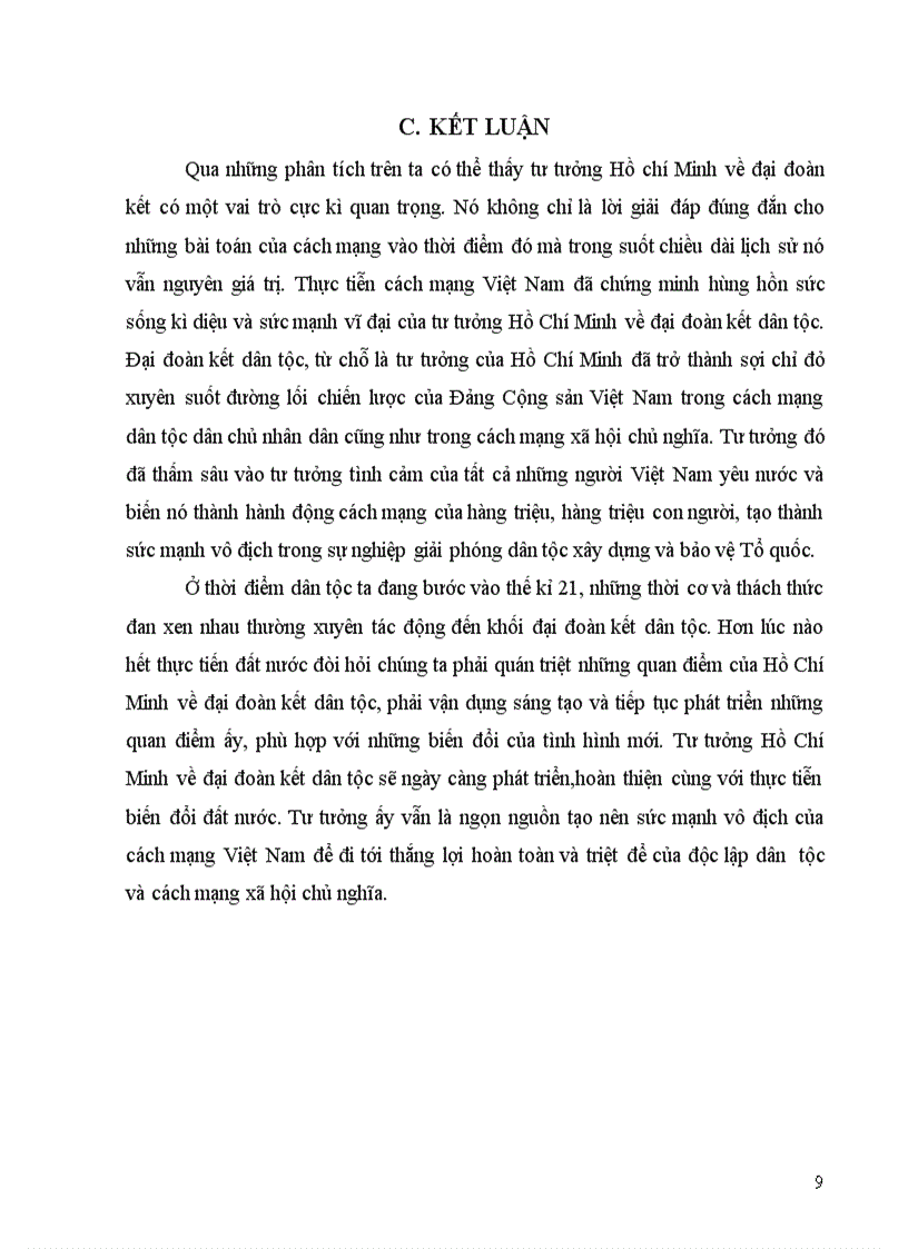 image for page Quan điểm cơ bản của Hồ Chí Minh về đại đoàn kết dân tộc