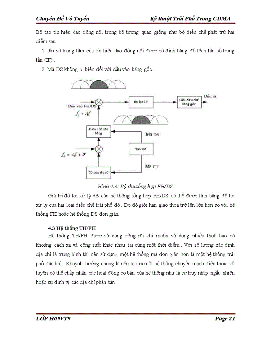 image for page Kỹ thuật trải phổ trong cdma