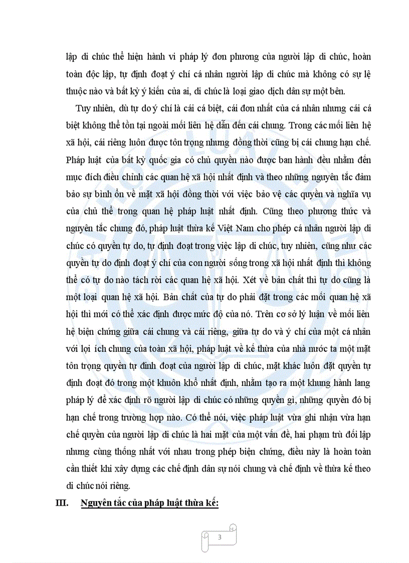 image for page Quyền của người lập di chúc và những hạn chế về quyền tự định đoạt của người lập di chúc theo pháp luật hiện hành
