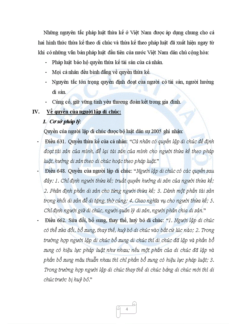 image for page Quyền của người lập di chúc và những hạn chế về quyền tự định đoạt của người lập di chúc theo pháp luật hiện hành