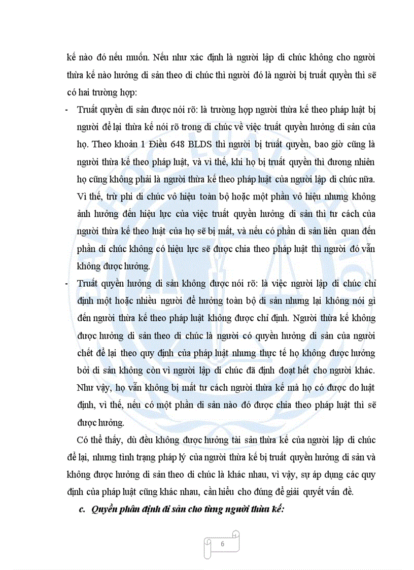 image for page Quyền của người lập di chúc và những hạn chế về quyền tự định đoạt của người lập di chúc theo pháp luật hiện hành