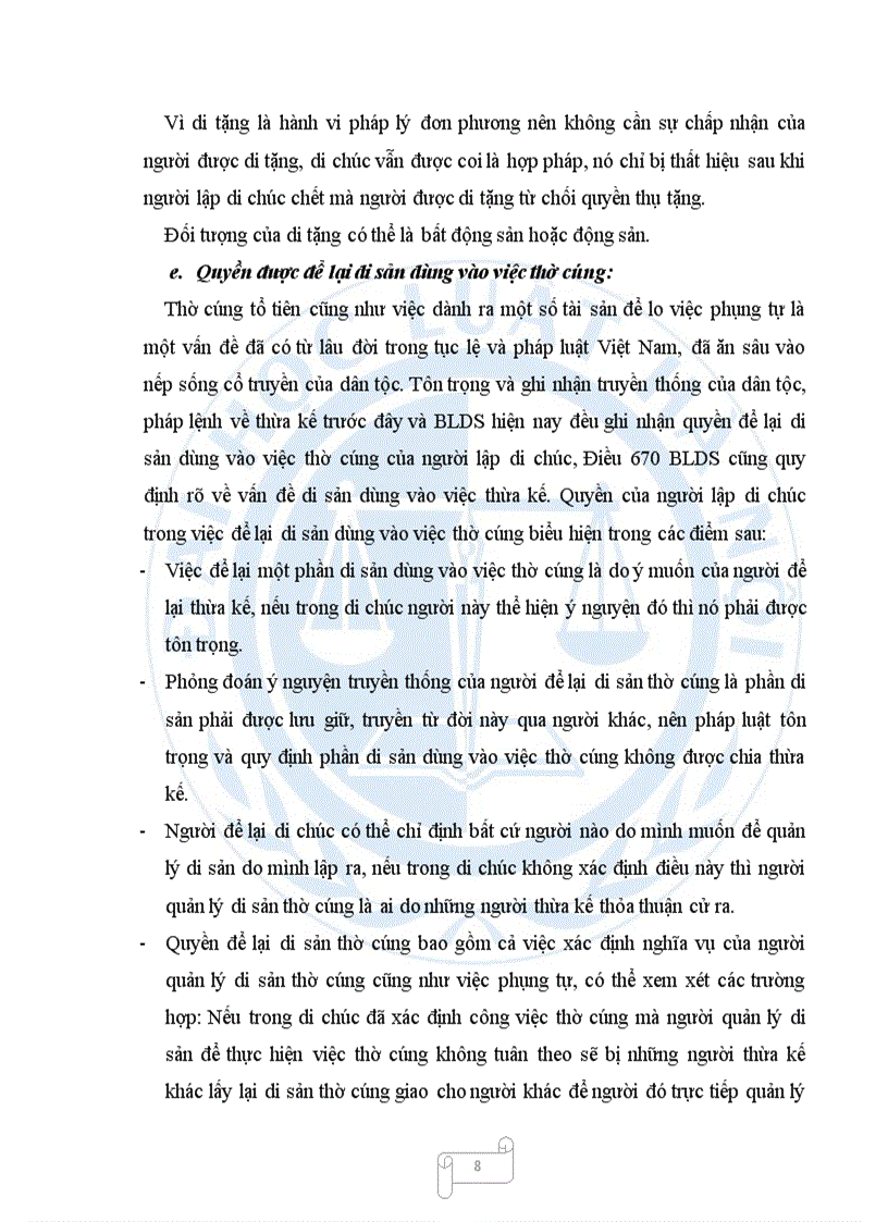 image for page Quyền của người lập di chúc và những hạn chế về quyền tự định đoạt của người lập di chúc theo pháp luật hiện hành