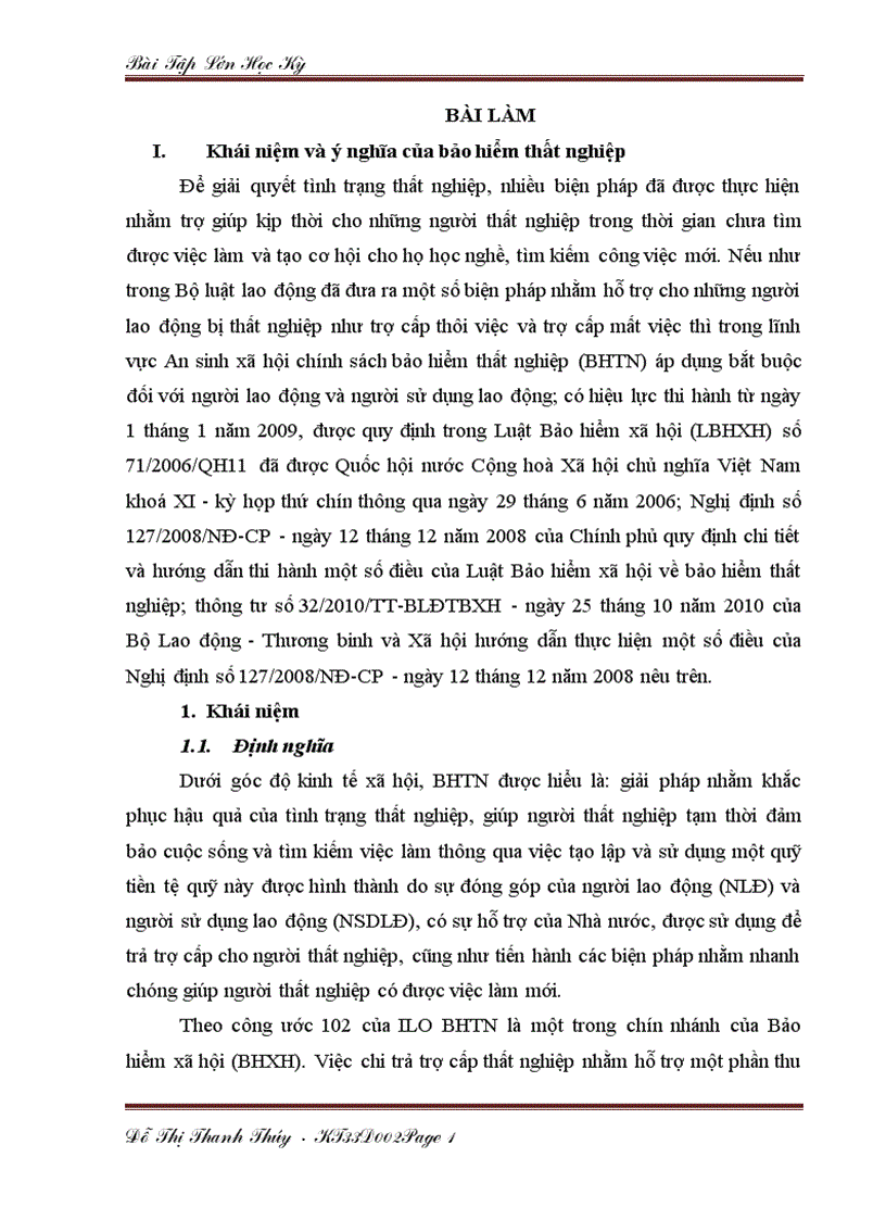 image for page Bảo hiểm thất nghiệp và tình huống học kỳ an sinh xã hội