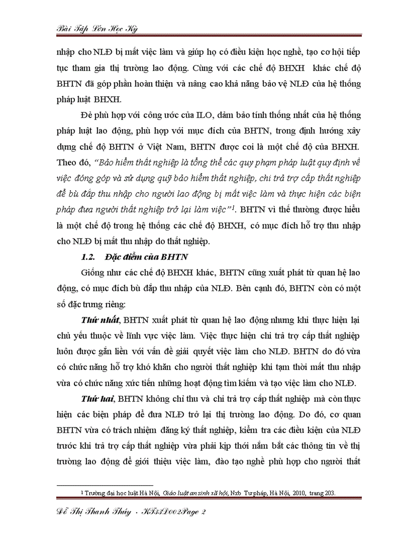 image for page Bảo hiểm thất nghiệp và tình huống học kỳ an sinh xã hội