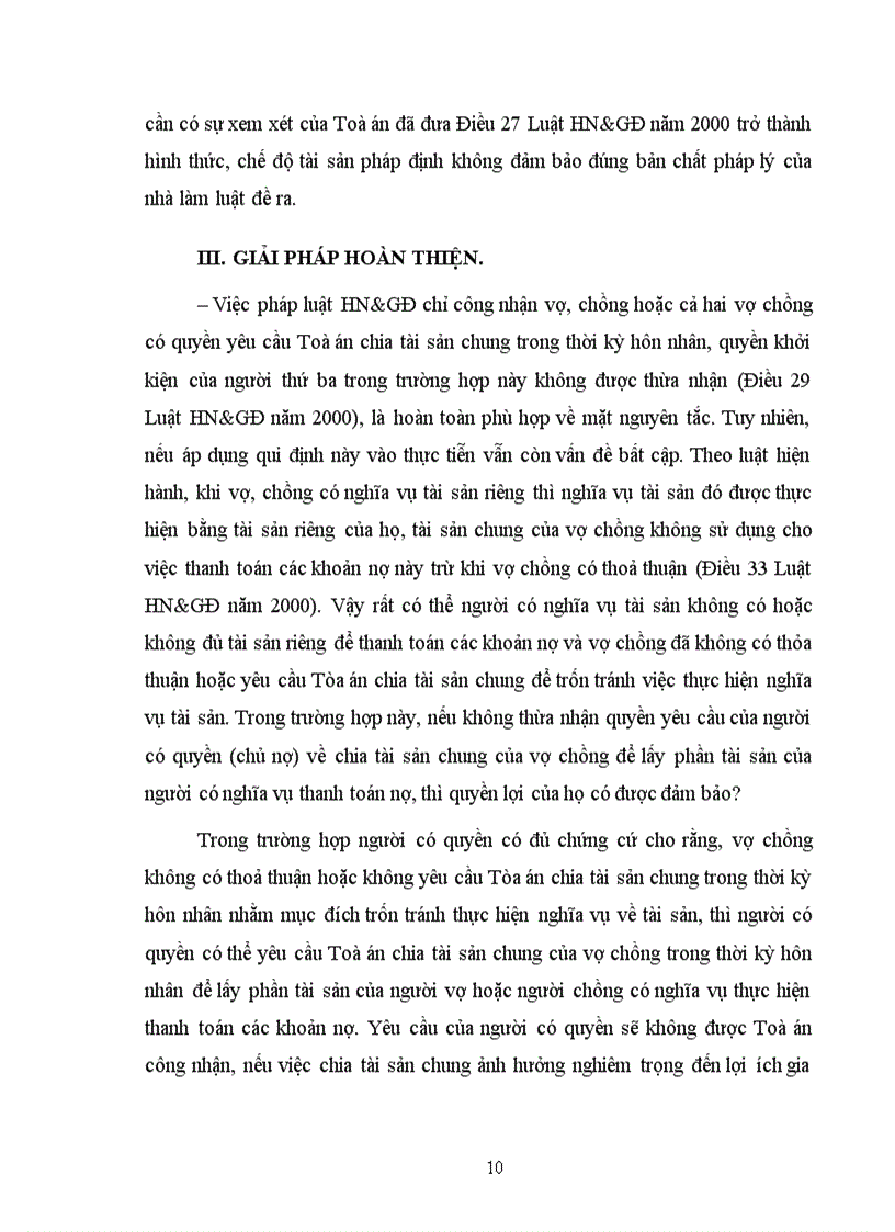 image for page Bài tập lớn hôn nhân và gia đình Chia tài sản chung của vợ chồng trong thời kì hôn nhân