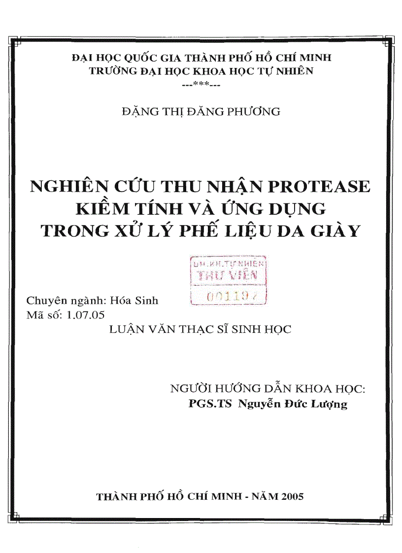 image for page Nghiên cứu thu nhận protease kiềm tính và ứng dụng trong xử lý phế liệu da giày