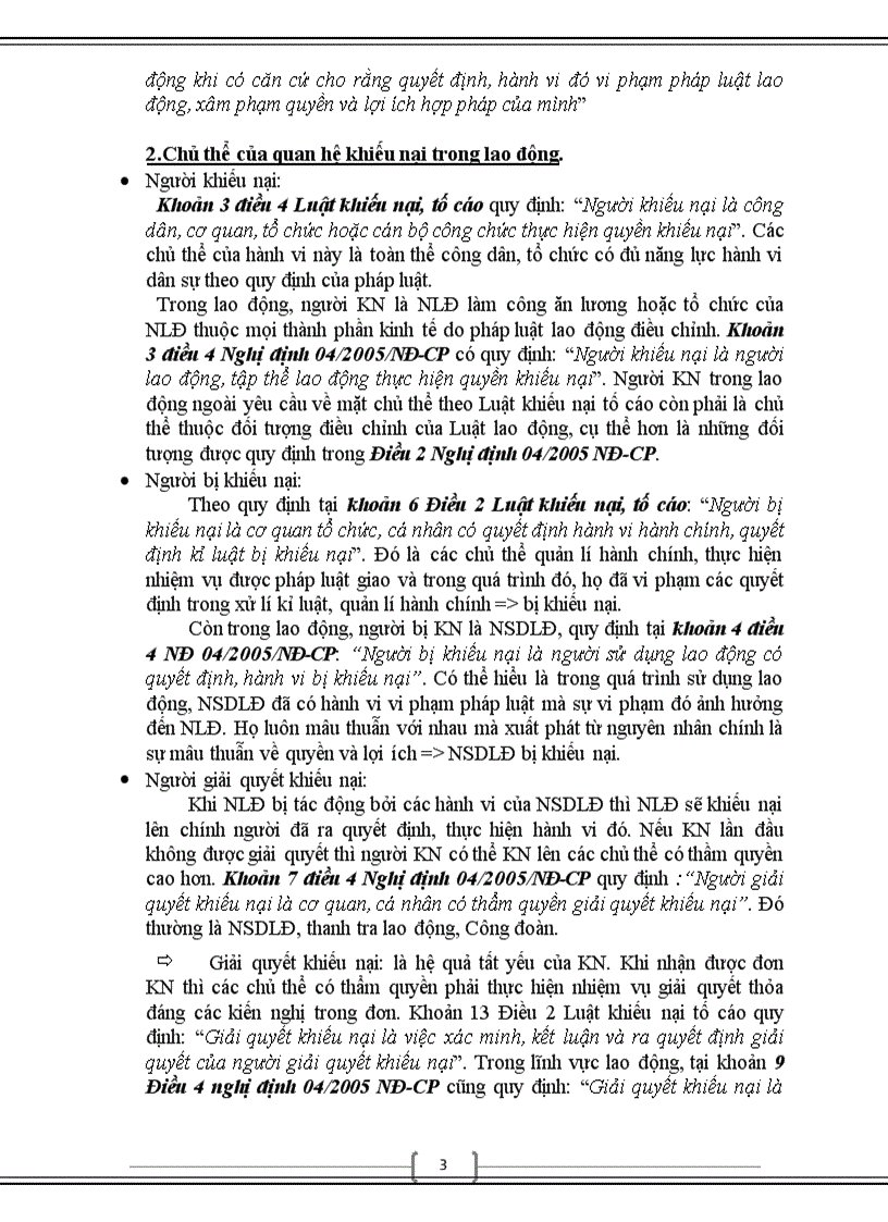 image for page Trình bày cơ chế giải quyết khiếu nại trong lĩnh vực lao động Giải quyết tình huống 8đ