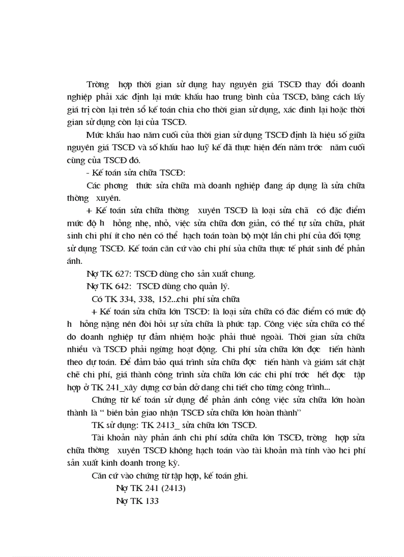 image for page Kế toán tăng giảm và trích khấu hao tài sản cố định trong công ty TNHH xây dựng vận tải Phương Duy