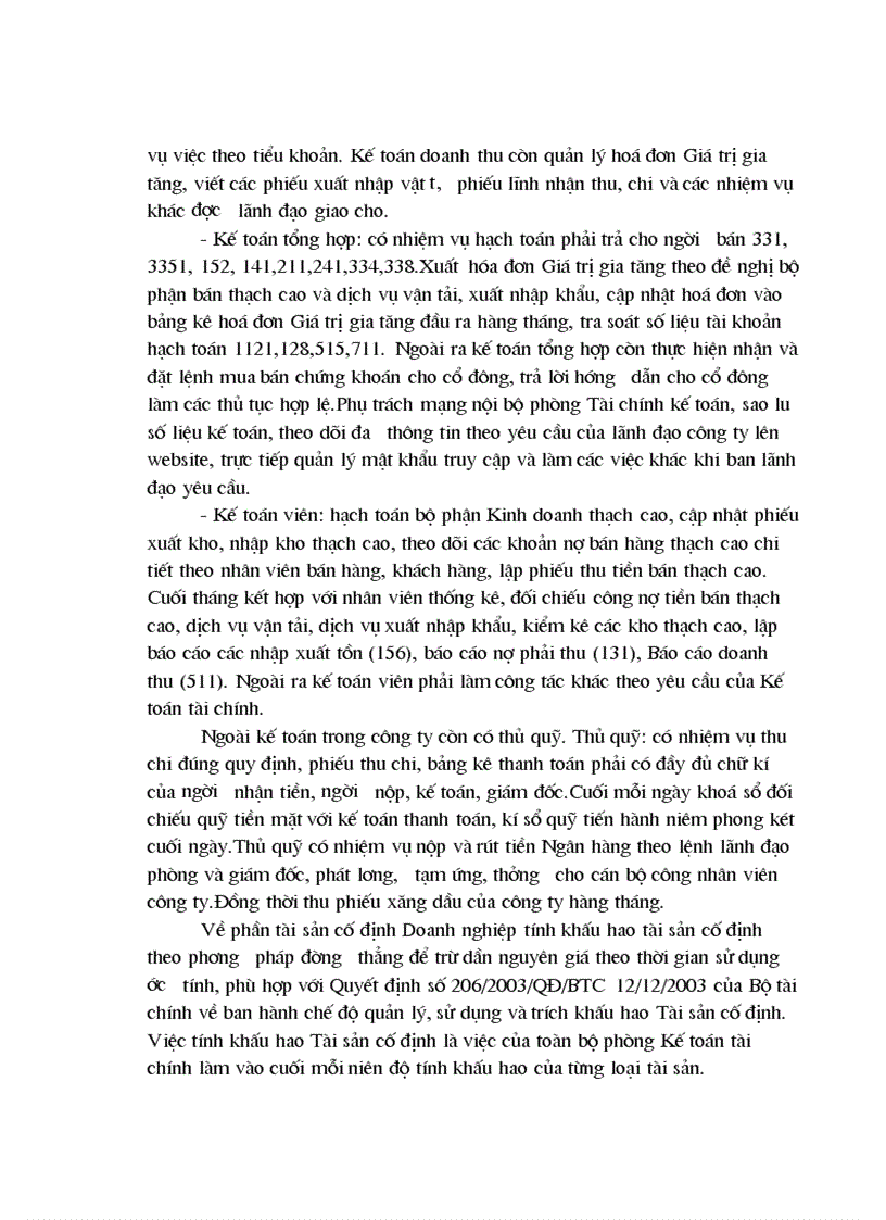 image for page Báo cáo tổng quan các phần hành kế toán ở công ty cổ phần vpg