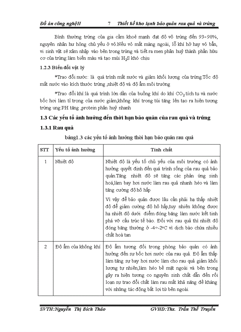 image for page Thiết kế kho lạnh bảo quản rau quả và trứng