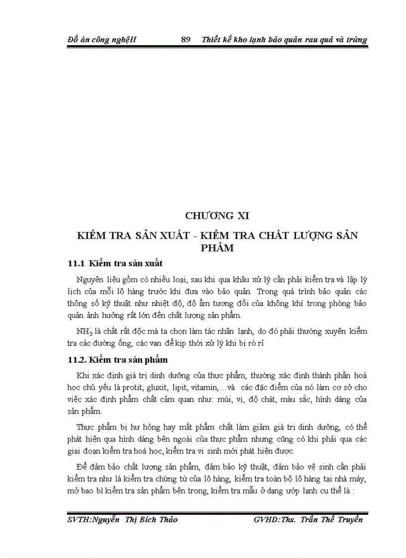 image for page Thiết kế kho lạnh bảo quản rau quả và trứng