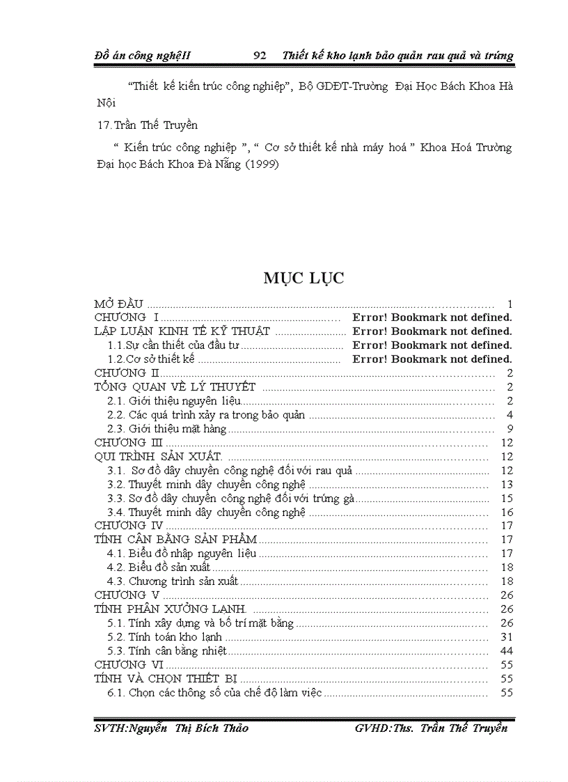 image for page Thiết kế kho lạnh bảo quản rau quả và trứng