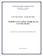 Nghiên cứu công nghệ OLAP và ứng dụng