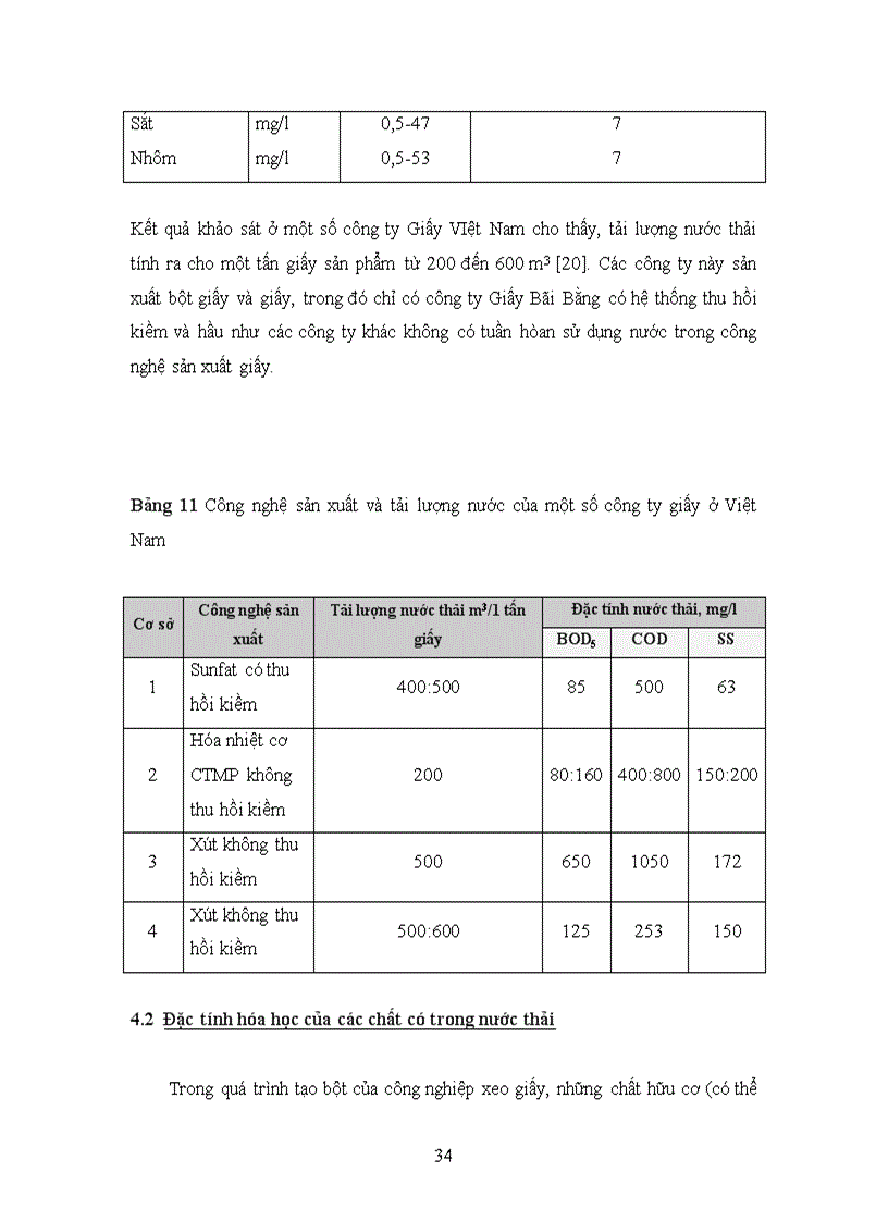 image for page Cơ sở hóa học và công nghệ xử lý nước thải ngành giấy