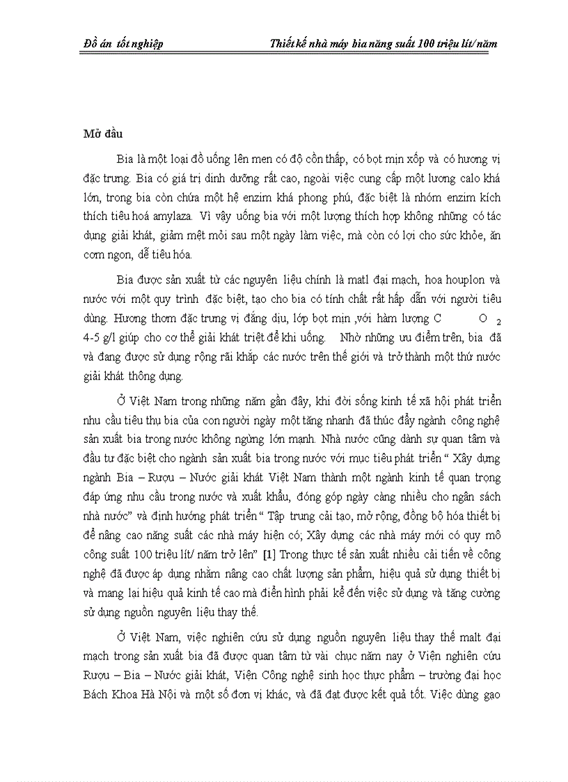 image for page Thiết kế nhà máy bia nằng suất 100 triệu lít năm