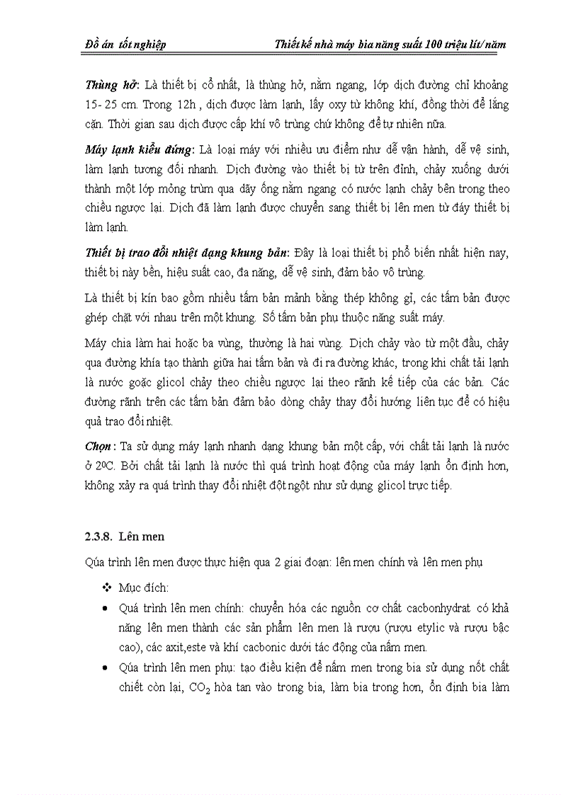 image for page Thiết kế nhà máy bia nằng suất 100 triệu lít năm