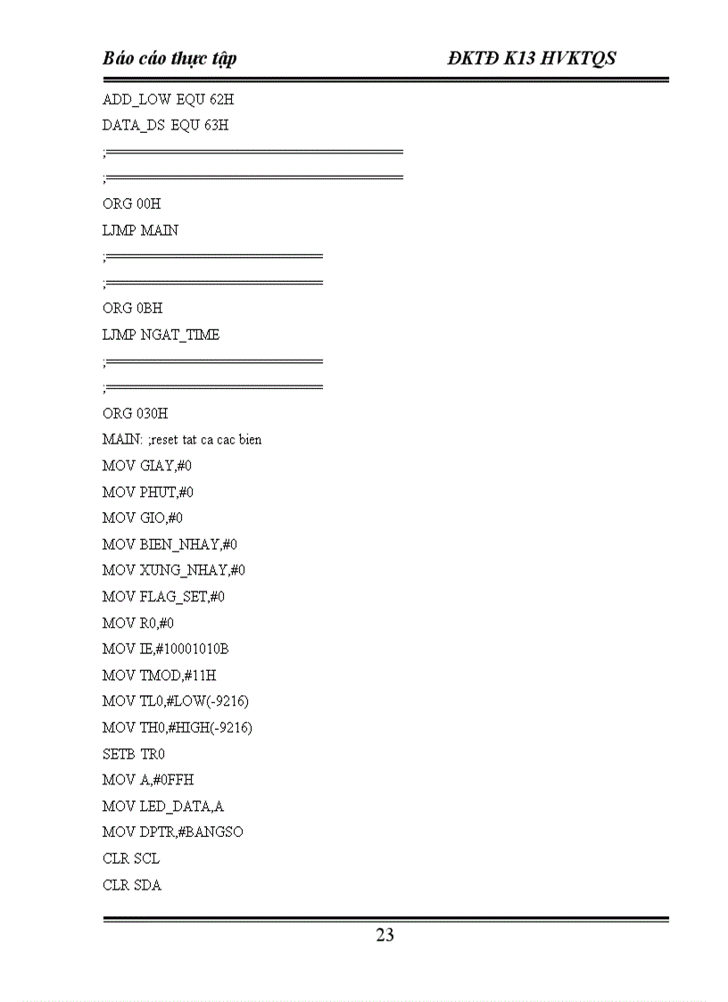 image for page Thiết kế đồng hồ thời gian thực sử dụng DS1307 hiển thị trên 6 Led 7 thanh với các chế độ Hiển thị thời gian cài đặt giờ và cài đặt báo thức