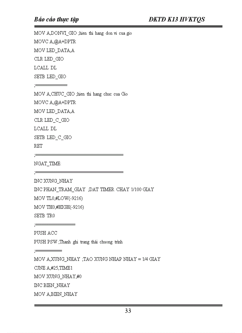 image for page Thiết kế đồng hồ thời gian thực sử dụng DS1307 hiển thị trên 6 Led 7 thanh với các chế độ Hiển thị thời gian cài đặt giờ và cài đặt báo thức