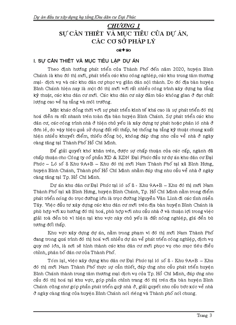 image for page Dự án đầu tư xây dựng hạ tầng Khu dân cư Đại Phúc ô số 8 Khu 9A B Khu đô thị mới Nam Thành Phố tại xã Bình Hưng huyện Bình Chánh Tp Hồ Chí Minh