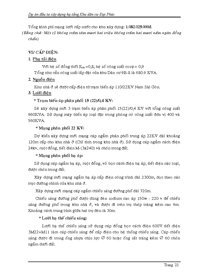 image for page Dự án đầu tư xây dựng hạ tầng Khu dân cư Đại Phúc ô số 8 Khu 9A B Khu đô thị mới Nam Thành Phố tại xã Bình Hưng huyện Bình Chánh Tp Hồ Chí Minh