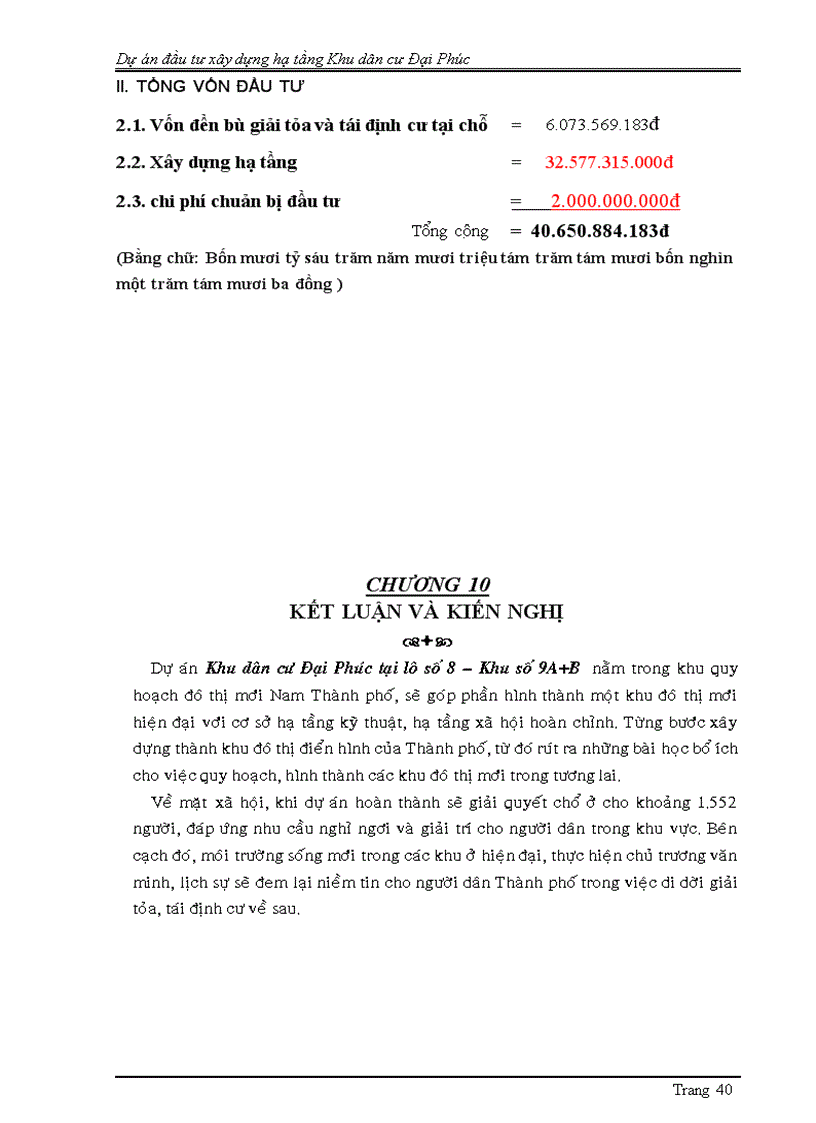 image for page Dự án đầu tư xây dựng hạ tầng Khu dân cư Đại Phúc ô số 8 Khu 9A B Khu đô thị mới Nam Thành Phố tại xã Bình Hưng huyện Bình Chánh Tp Hồ Chí Minh