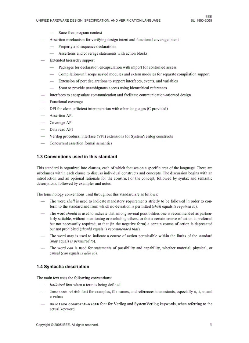 image for page System Verrilog Specification