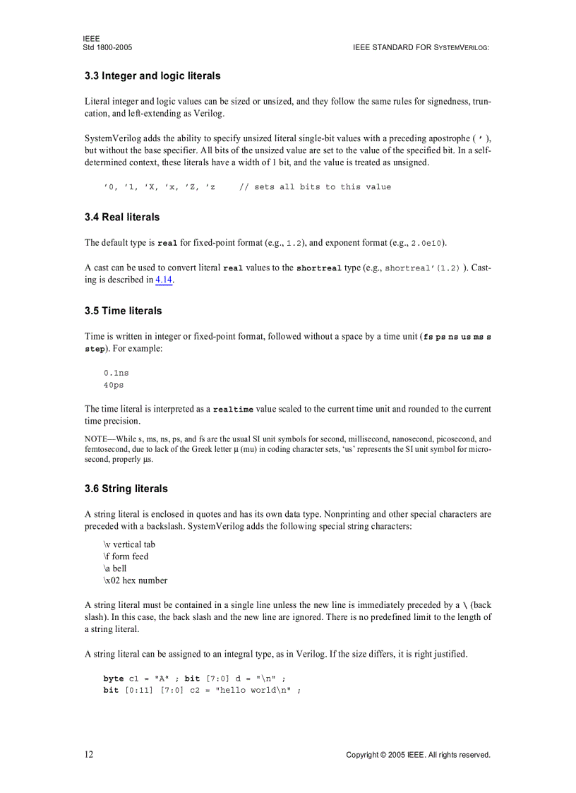 image for page System Verrilog Specification