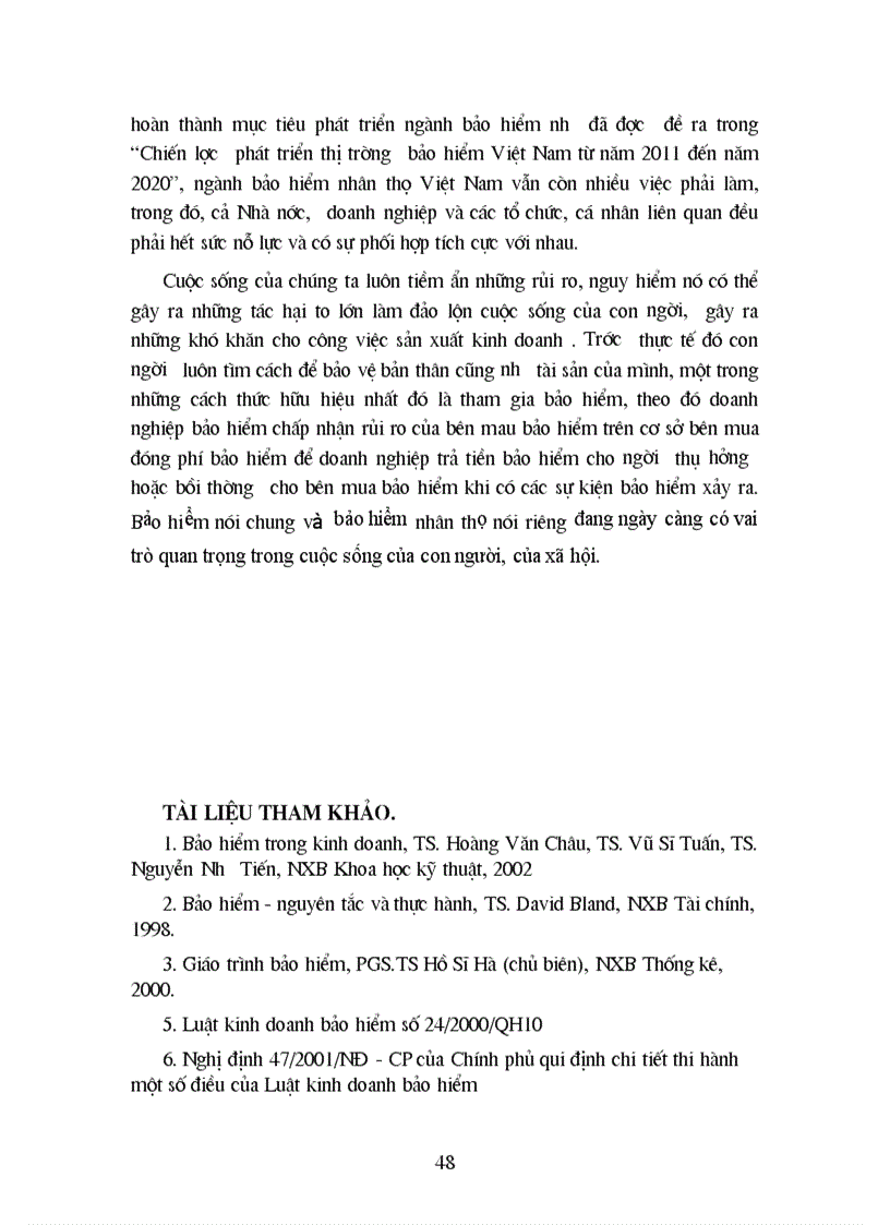 image for page Thực trạng thị trường bảo hiểm nhân thọ Việt Nam giai đoạn 2008 2010 và một số giải pháp phát triển thị trường bảo hiểm nhân thọ Việt Nam thời gian tới