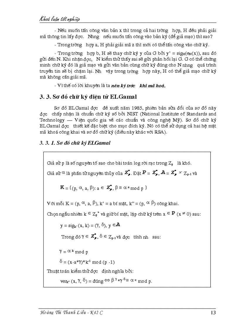 image for page Một số thuật toán ký và xác nhận chữ ký điện tử