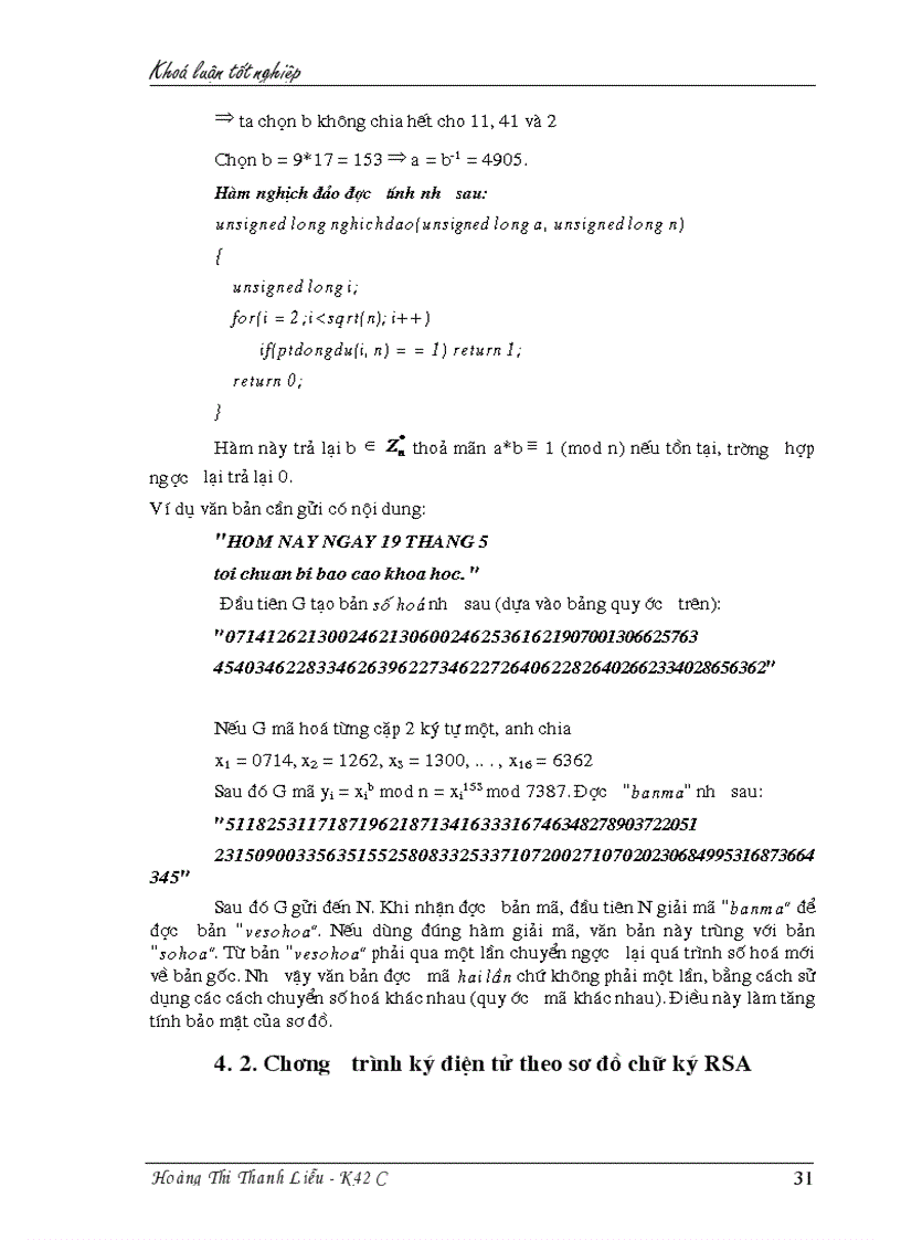 image for page Một số thuật toán ký và xác nhận chữ ký điện tử