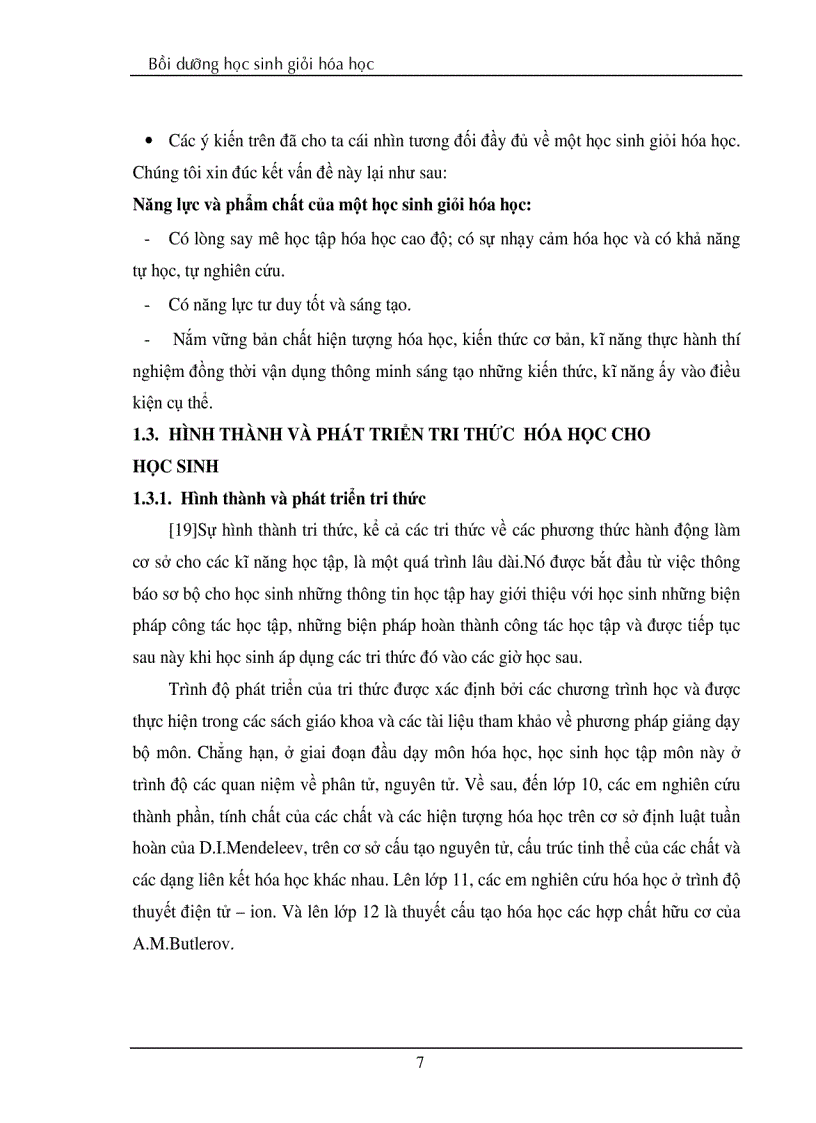 image for page Bồi dưỡng học sinh giỏi môn Hóa ở trường PTTH