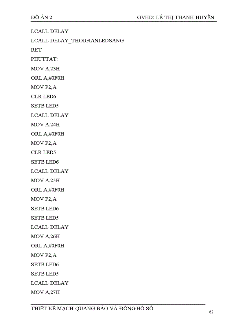 image for page Thiết kế mạch quang báo và đồng hồ số