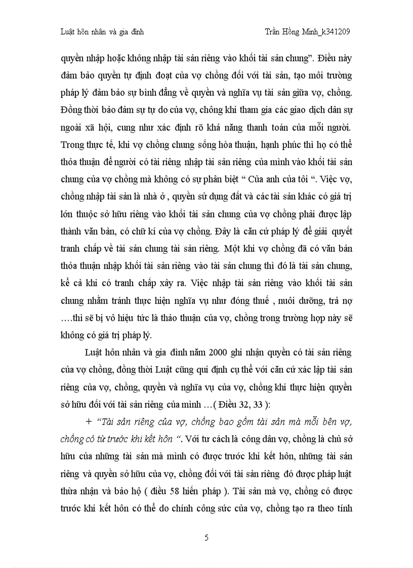 image for page Cơ sở lý luận và thực tiễn của việc ghi nhận quyền có tài sản riêng của mỗi bên vợ chồng