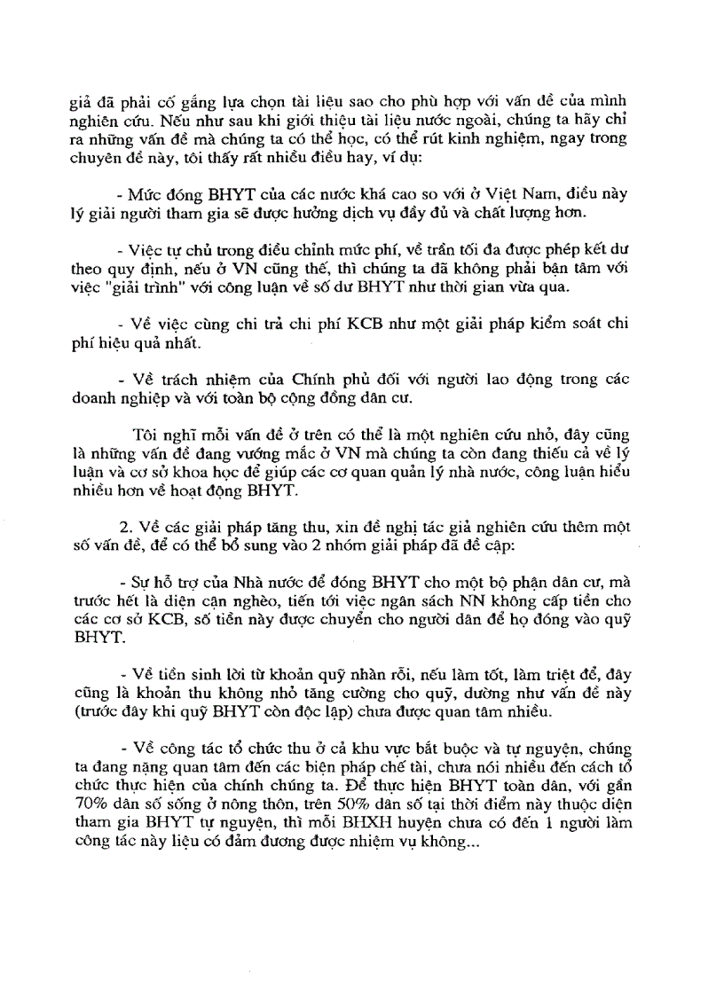 image for page Các giải pháp tăng thu quỹ bảo hiểm y tế giai đoạn từ nay đến 2010