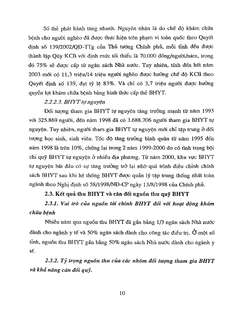 image for page Các giải pháp tăng thu quỹ bảo hiểm y tế giai đoạn từ nay đến 2010