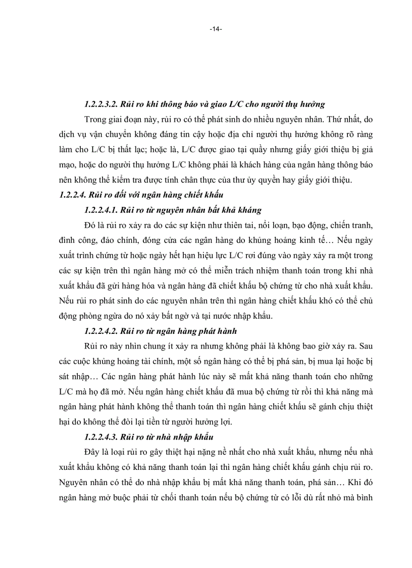 image for page Biê n pha p pho ng ngư a ru i ro trong phương thư c thanh toa n ti n du ng chư ng tư ta i Ngân ha ng Đâ u tư va Pha t triê n Viê t Nam
