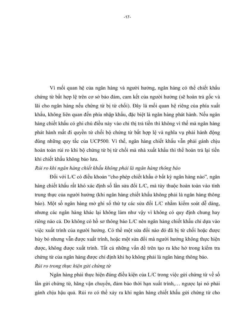 image for page Biê n pha p pho ng ngư a ru i ro trong phương thư c thanh toa n ti n du ng chư ng tư ta i Ngân ha ng Đâ u tư va Pha t triê n Viê t Nam