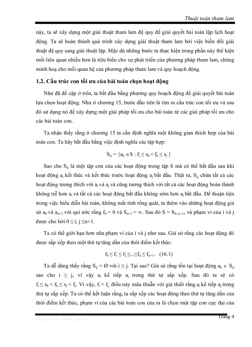 image for page Tiểu luận học phần Phân tích Thi ết kế thuật toán Thuật toán tham lam greedy algorithm