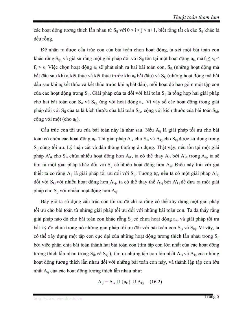 image for page Tiểu luận học phần Phân tích Thi ết kế thuật toán Thuật toán tham lam greedy algorithm