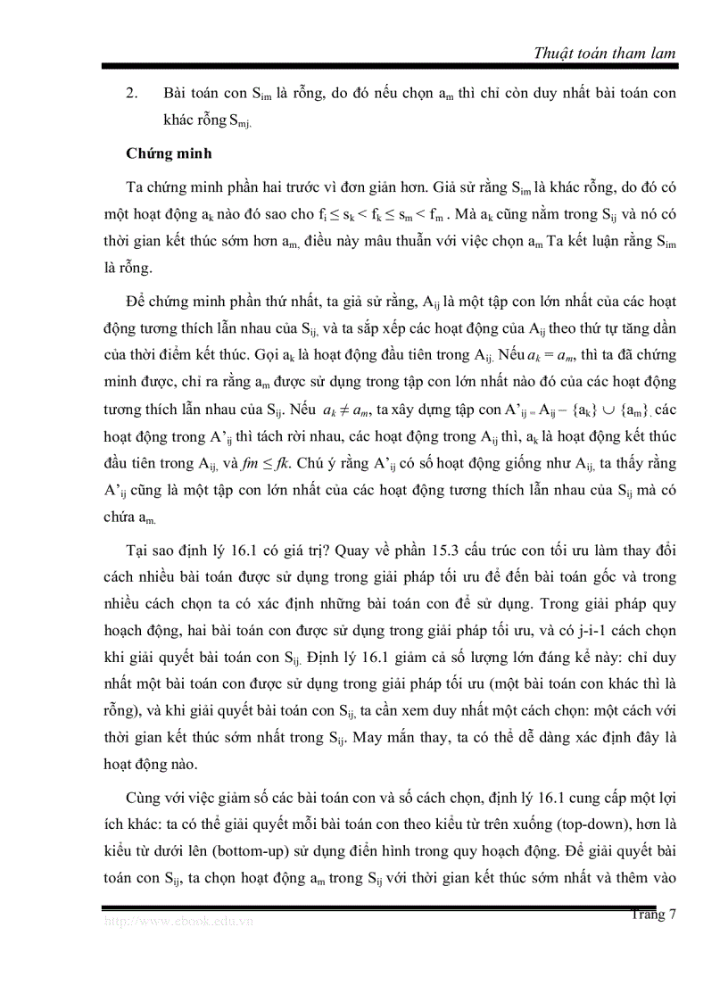 image for page Tiểu luận học phần Phân tích Thi ết kế thuật toán Thuật toán tham lam greedy algorithm