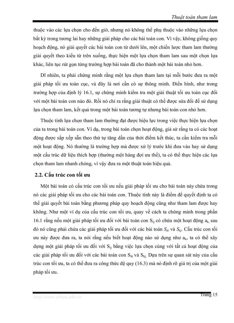 image for page Tiểu luận học phần Phân tích Thi ết kế thuật toán Thuật toán tham lam greedy algorithm