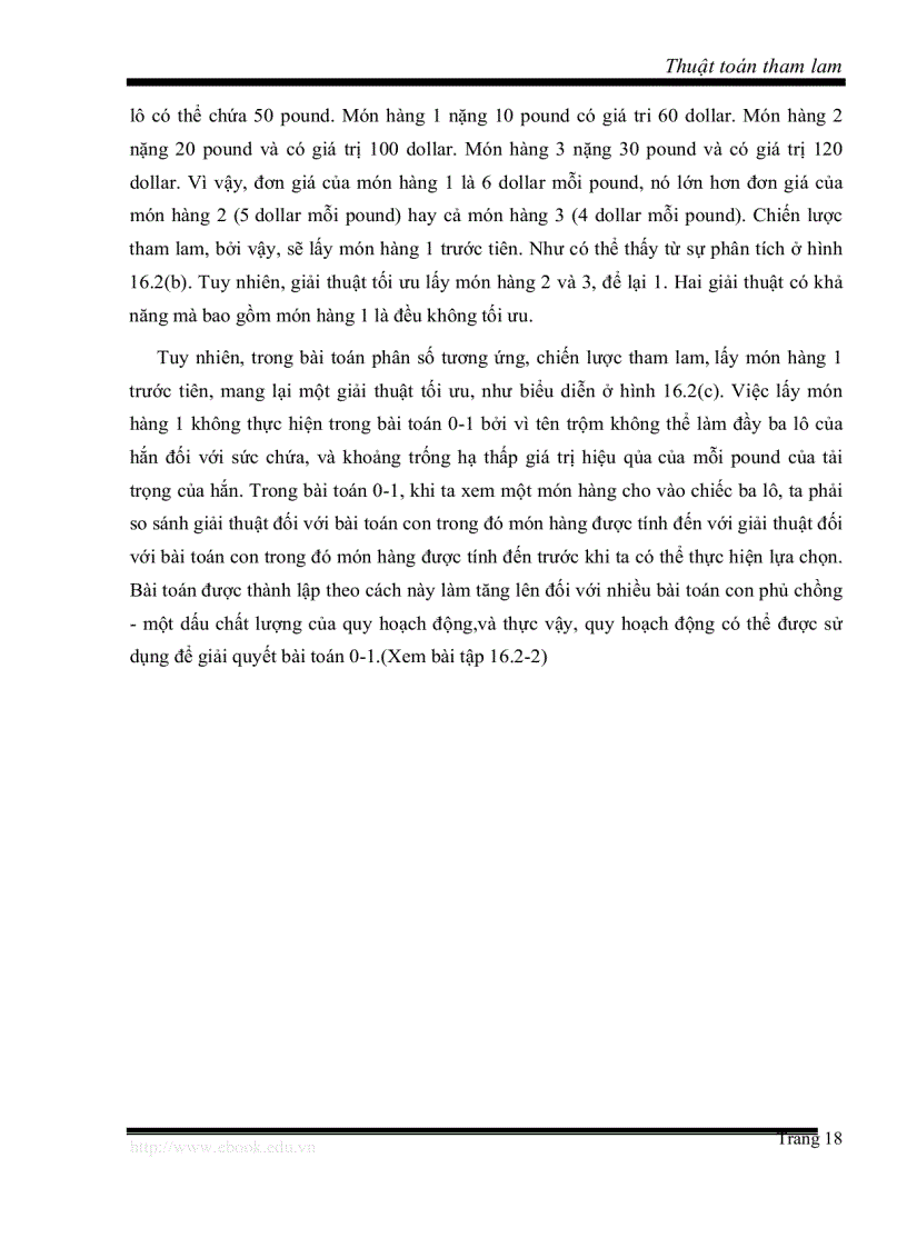 image for page Tiểu luận học phần Phân tích Thi ết kế thuật toán Thuật toán tham lam greedy algorithm