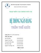 Hệ thống ngân hàng trên thế giới