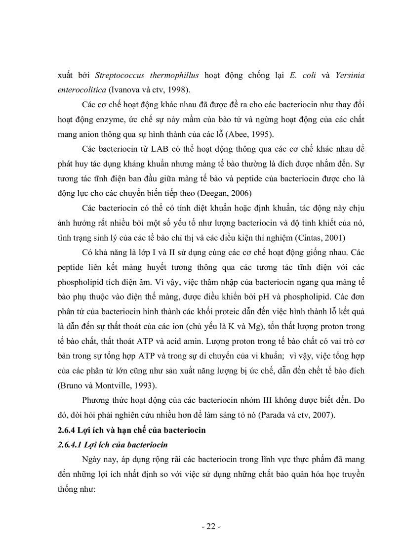 image for page Khảo sát khả năng sinh bacteriocin của vi khuẩn lactic phân lập trên nem chua