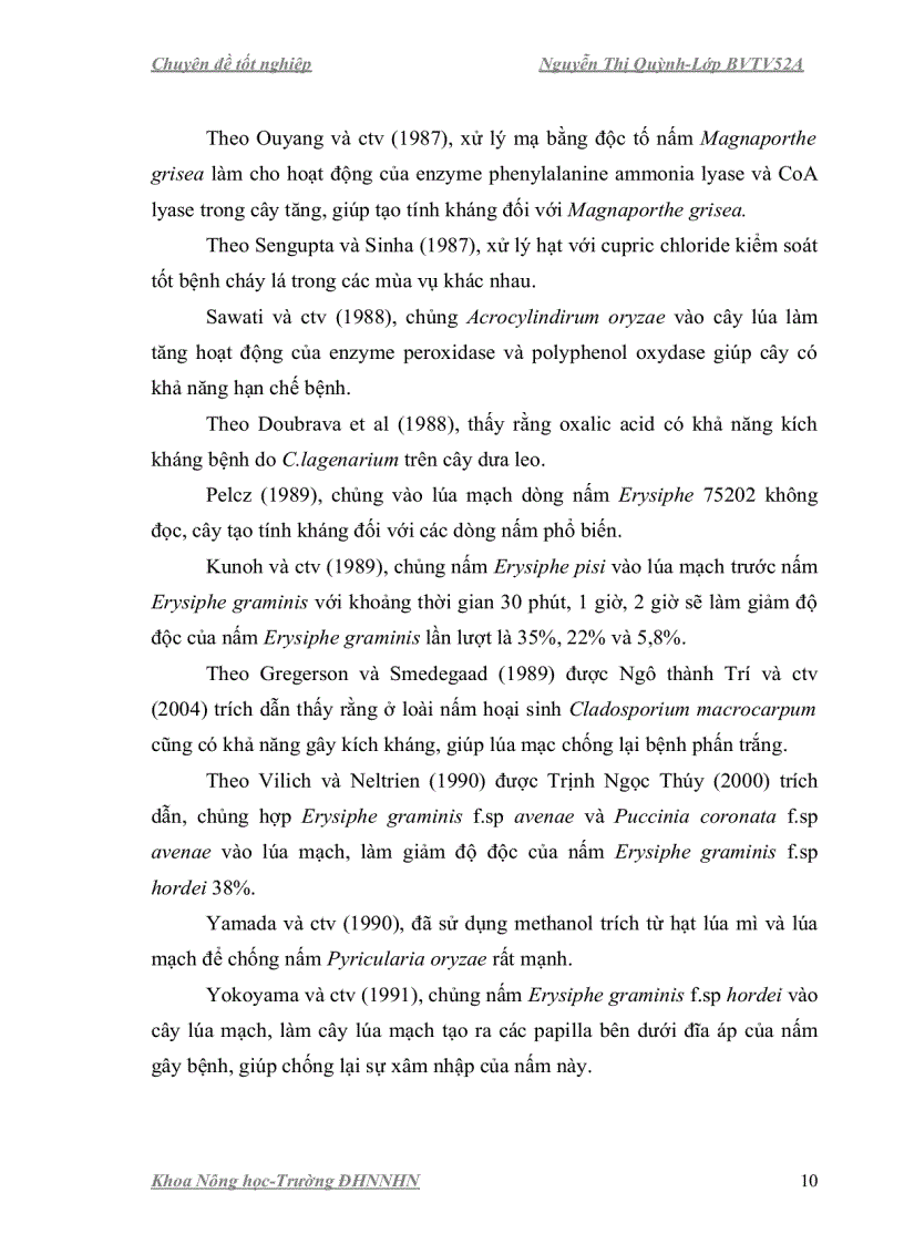 image for page Nghiên cứu ảnh hưởng của chất kích kháng phòng trừ nấm gây bệnh hại hạt giống lúa