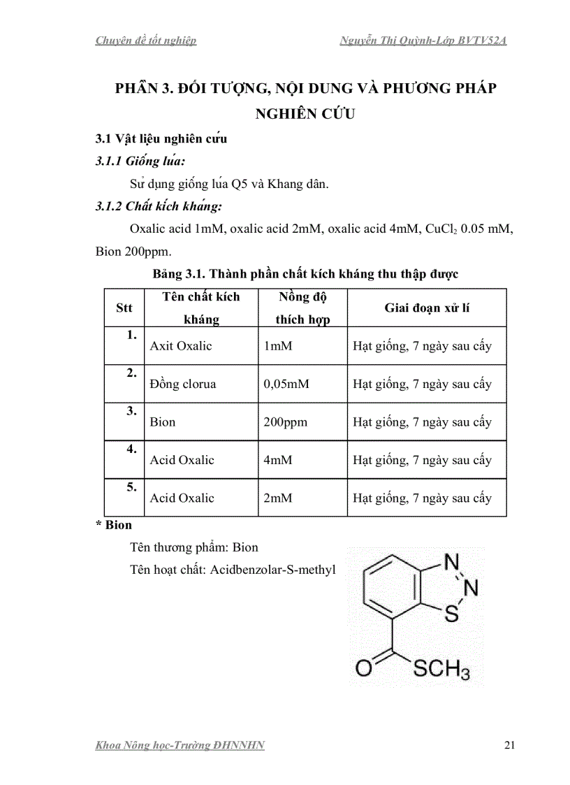 image for page Nghiên cứu ảnh hưởng của chất kích kháng phòng trừ nấm gây bệnh hại hạt giống lúa