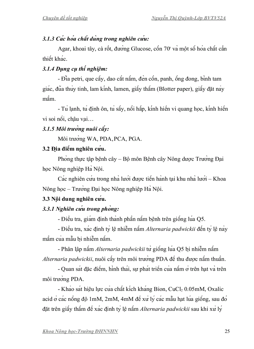 image for page Nghiên cứu ảnh hưởng của chất kích kháng phòng trừ nấm gây bệnh hại hạt giống lúa