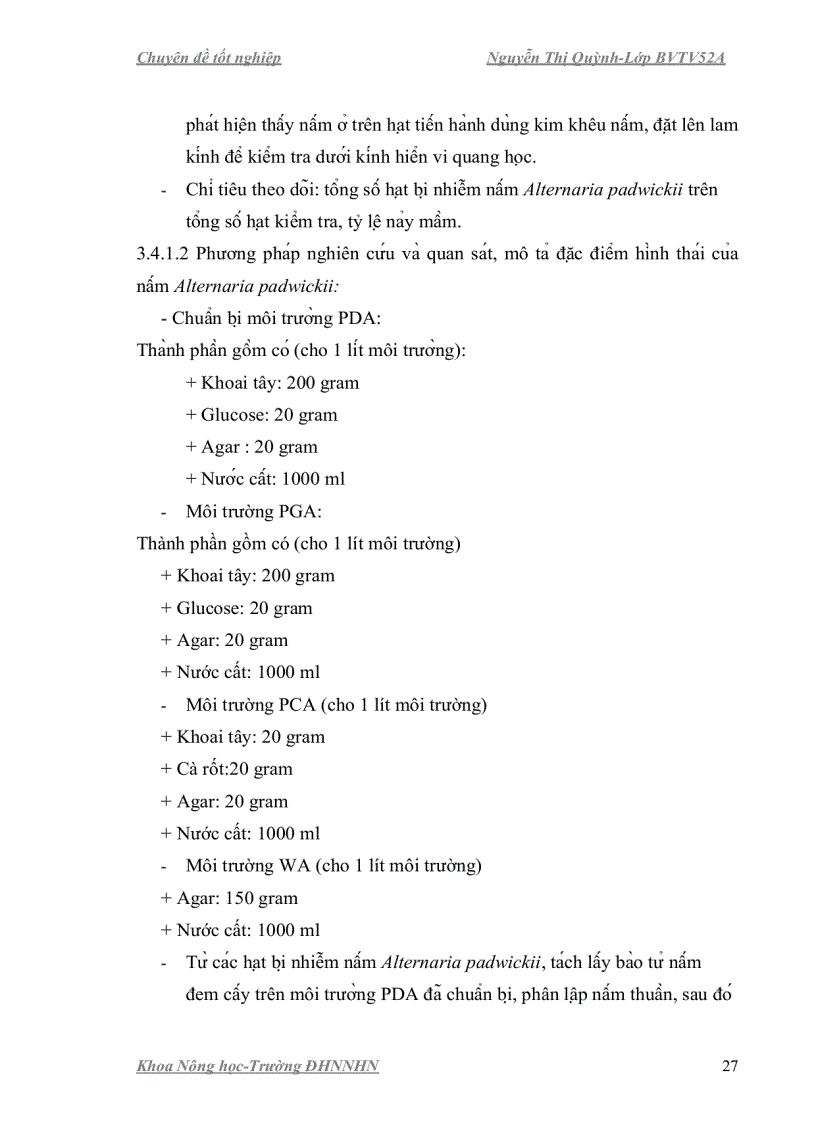 image for page Nghiên cứu ảnh hưởng của chất kích kháng phòng trừ nấm gây bệnh hại hạt giống lúa