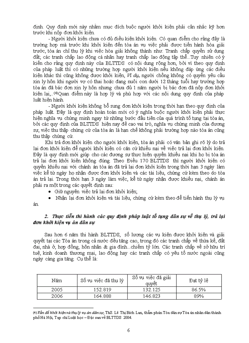 image for page Thụ lý trả lại đơn khởi kiện một số vấn đề lý luận và thực tiễn